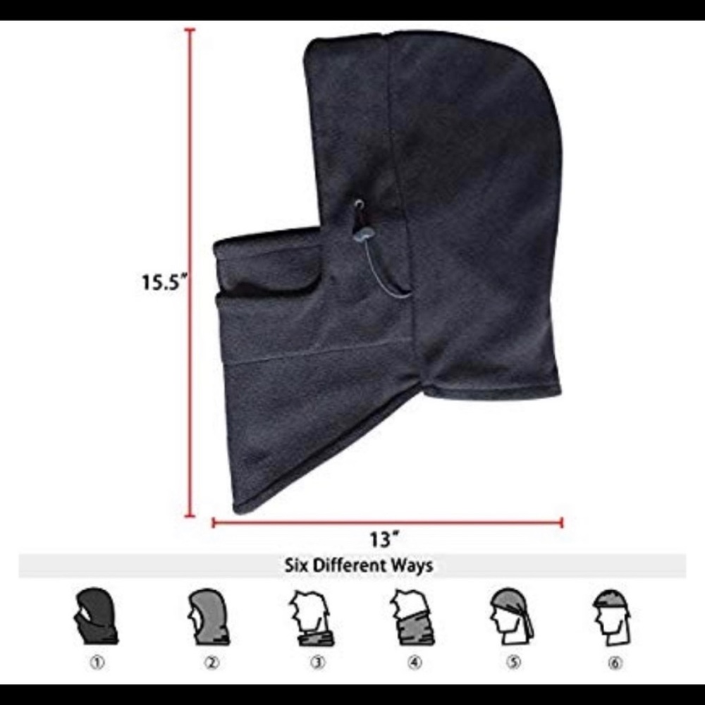 ✅ Gray ski mask / face mask - Picture 3 of 9